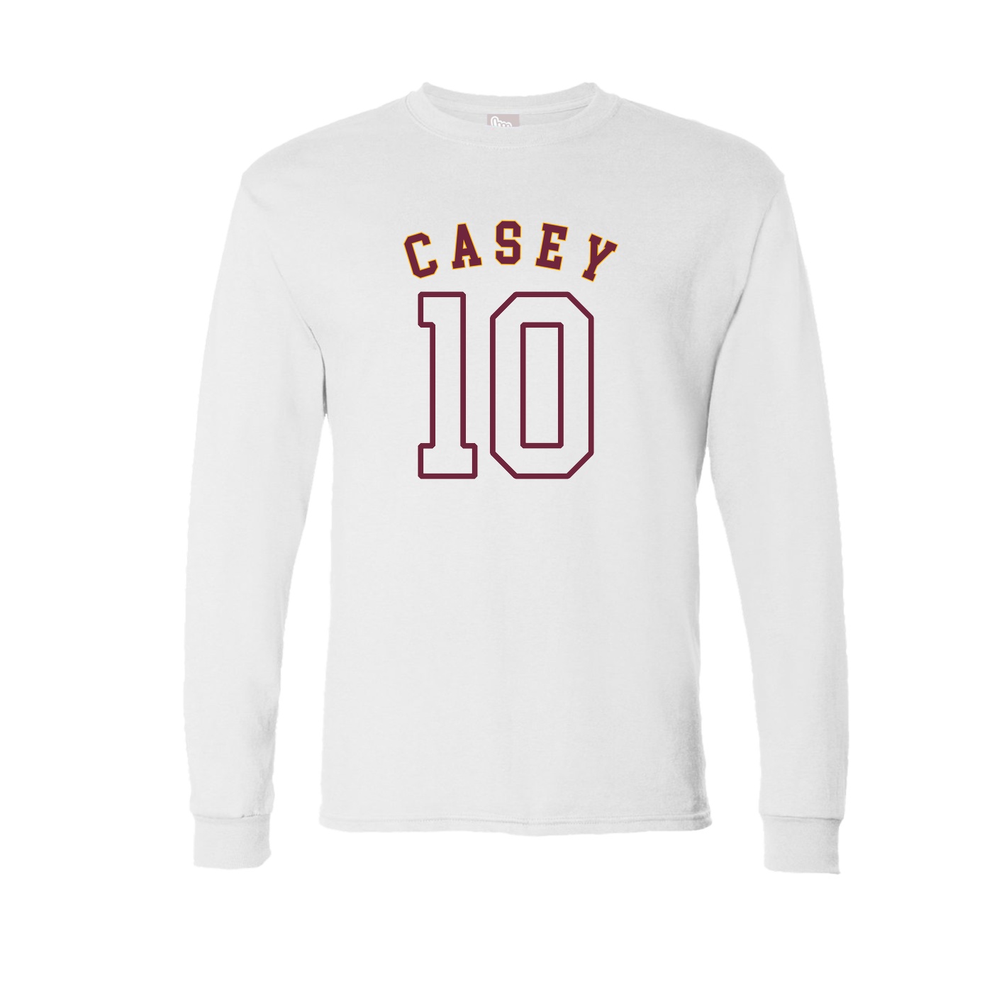 Long Sleeve Tee — Shirsey Arch in White