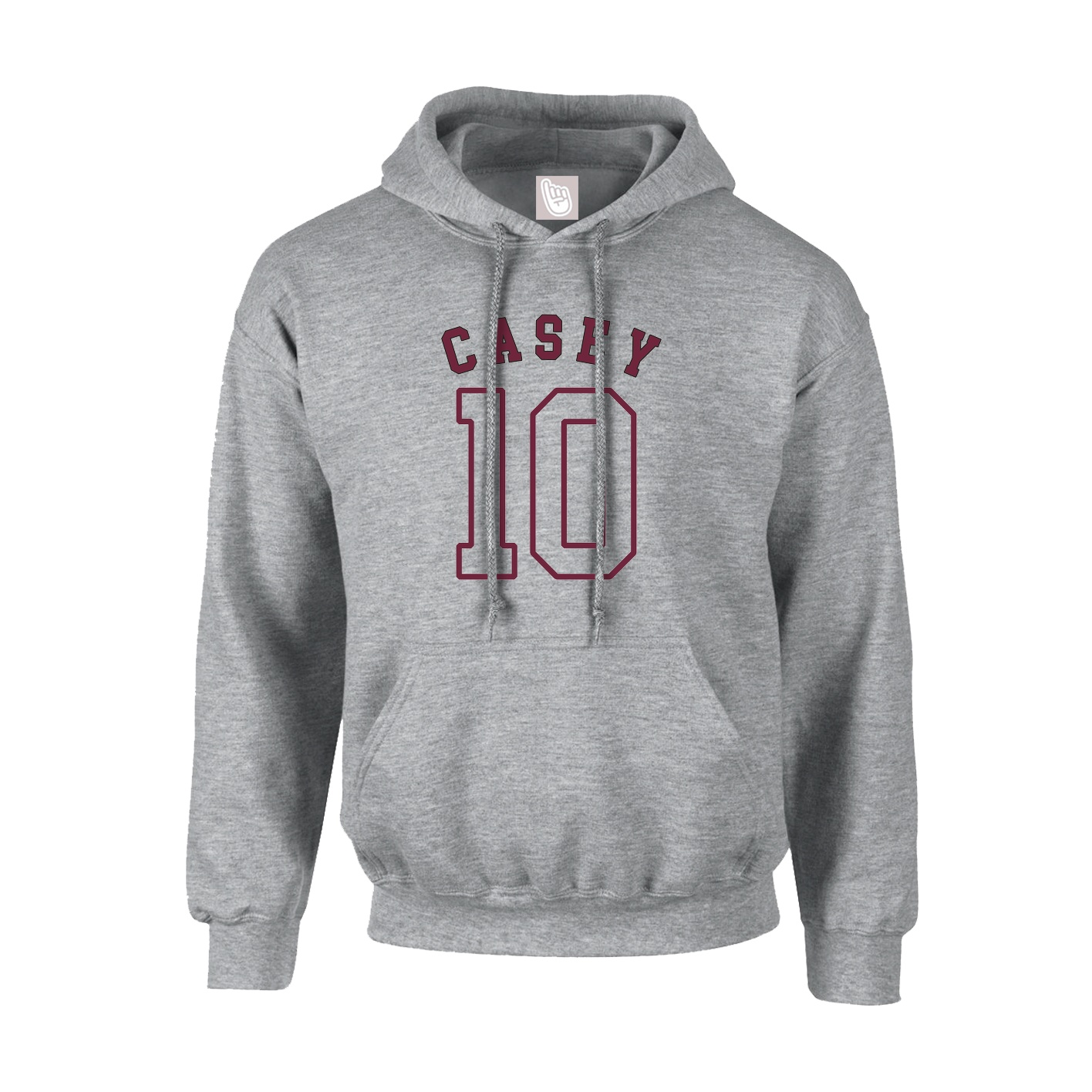 Youth Hoodie — Shirsey Arch in Grey