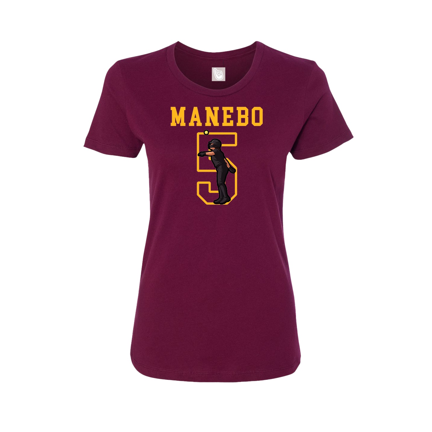 Fitted Women's Tee — Shirsey in Maroon