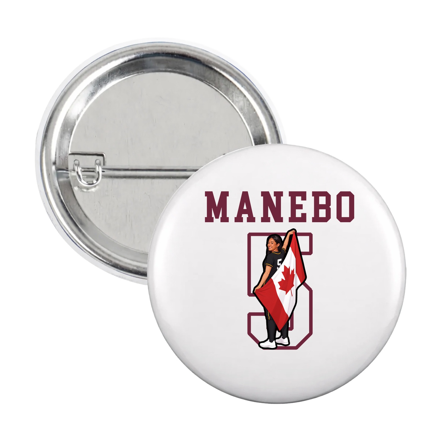 Game Day Button — Shirsey in White