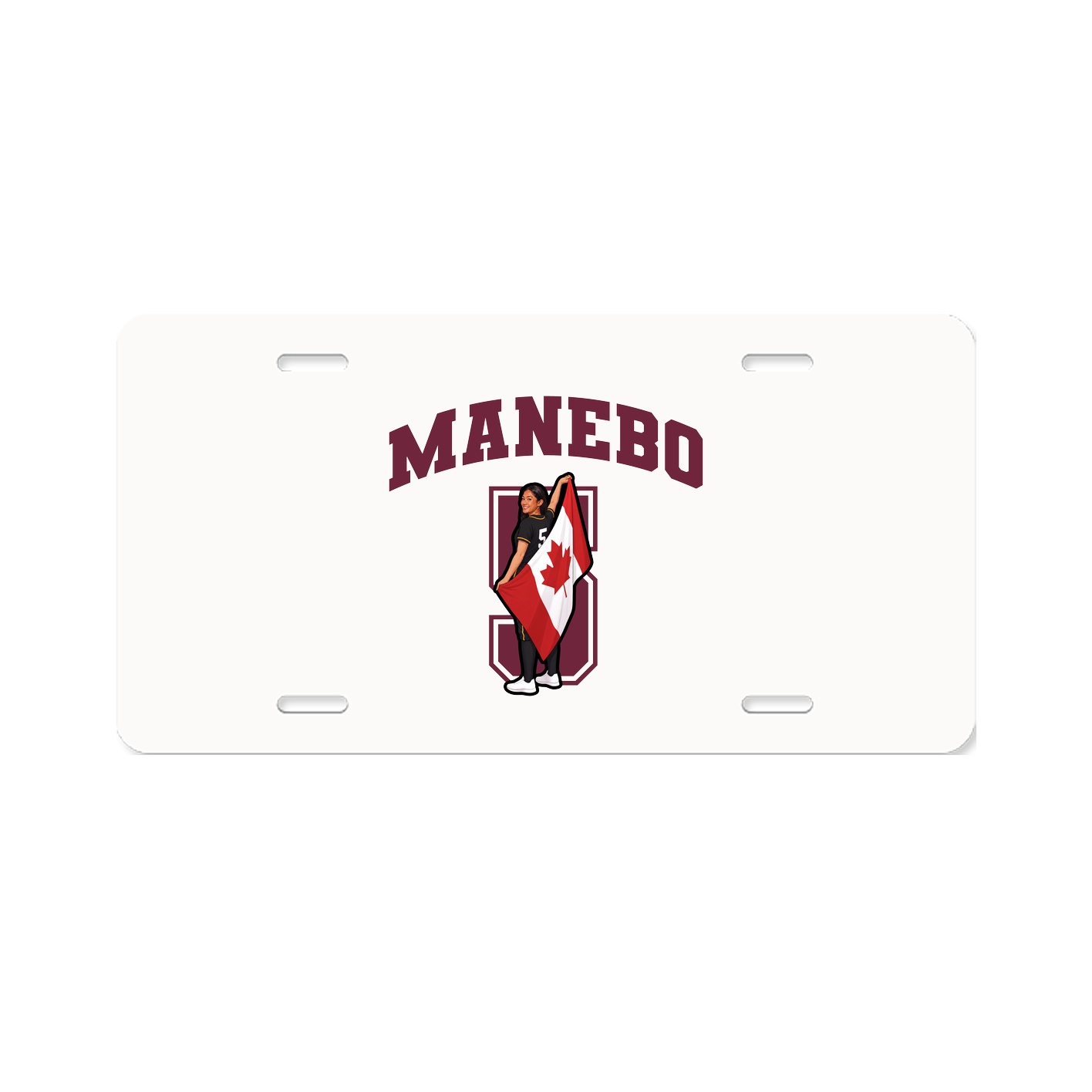 License Plate — Number in Classic