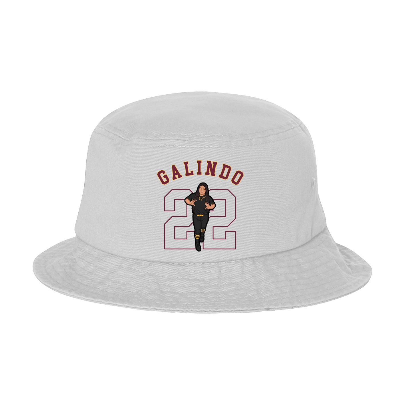 Bucket Cap — Shirsey Arch in White