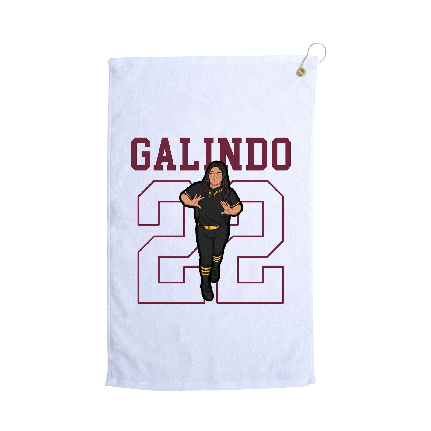 Golf Towel — Shirsey in White