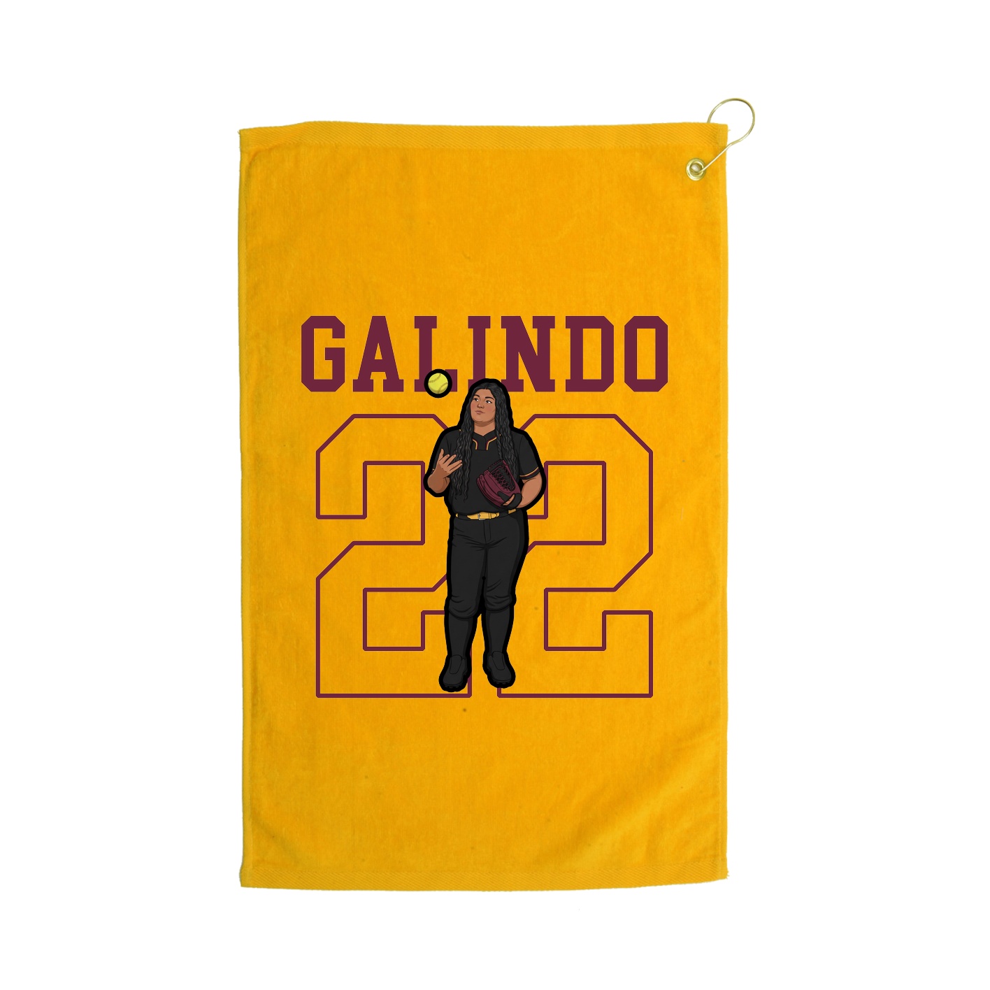 Golf Towel — Shirsey in Gold