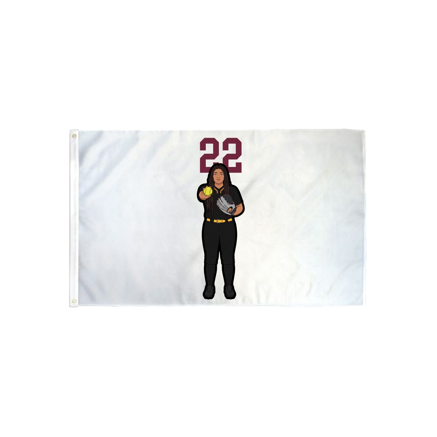 3x5 Flag — Number Top in Classic