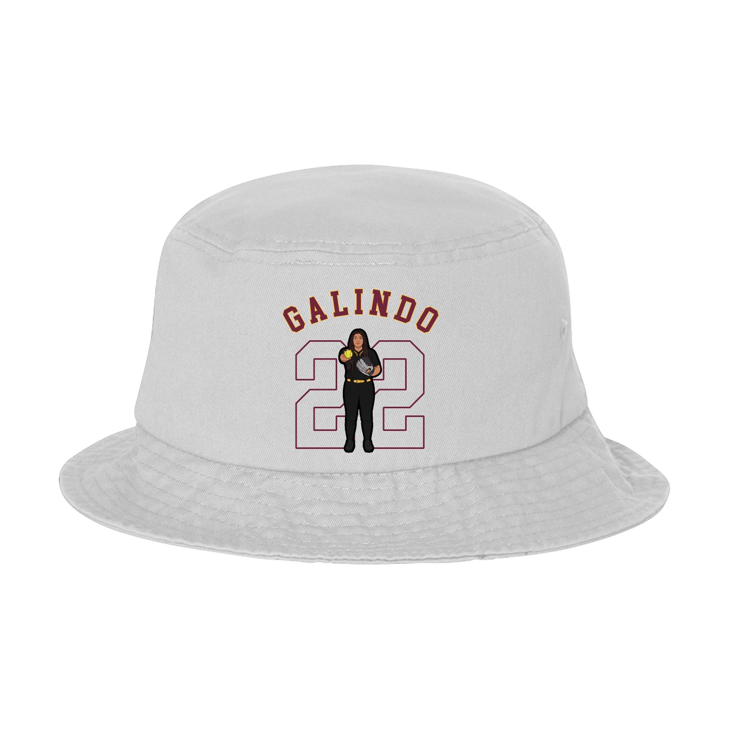 Bucket Cap — Shirsey Arch in White