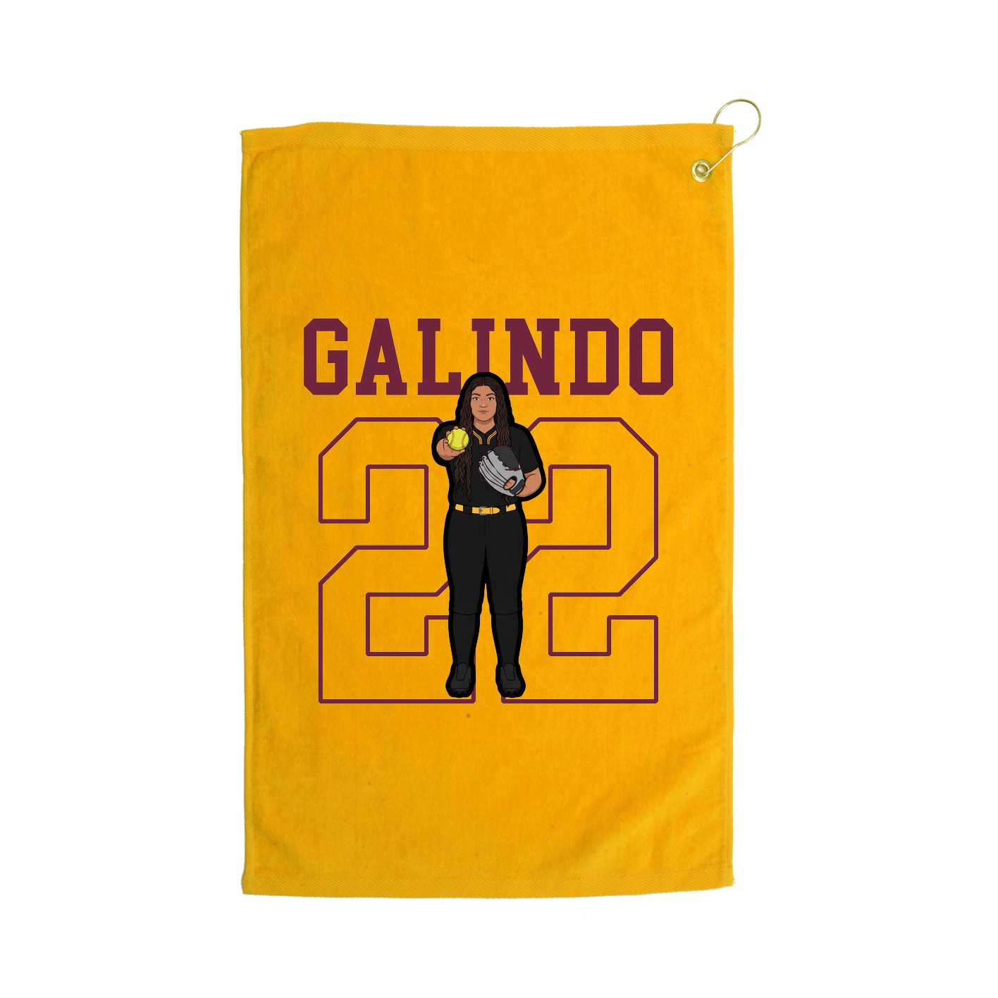 Golf Towel — Shirsey in Gold