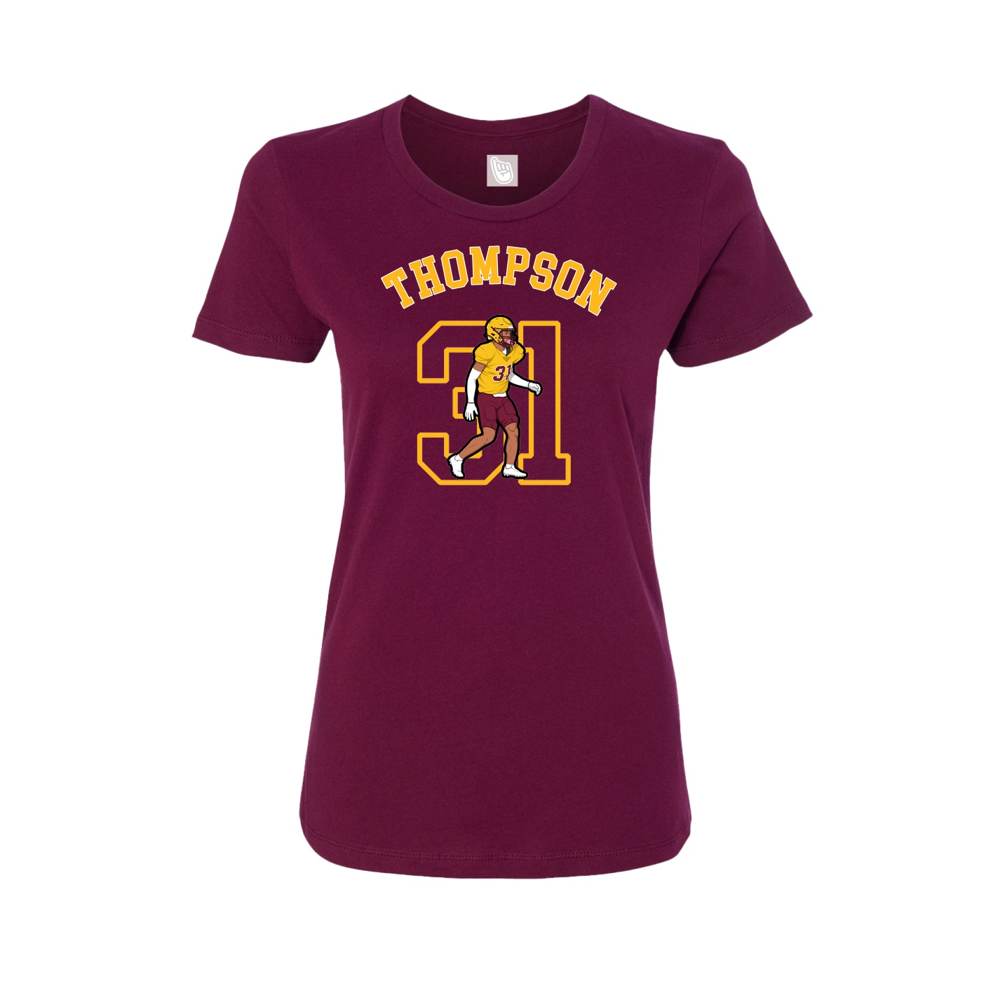 Womens Tee — Shirsey Arch in Maroon