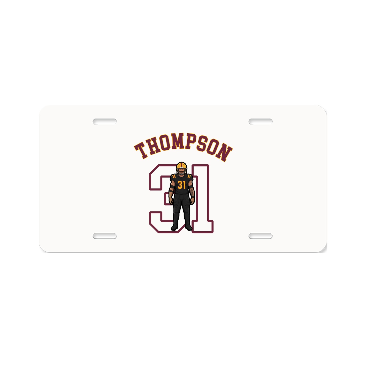 License Plate — Shirsey Arch in Classic