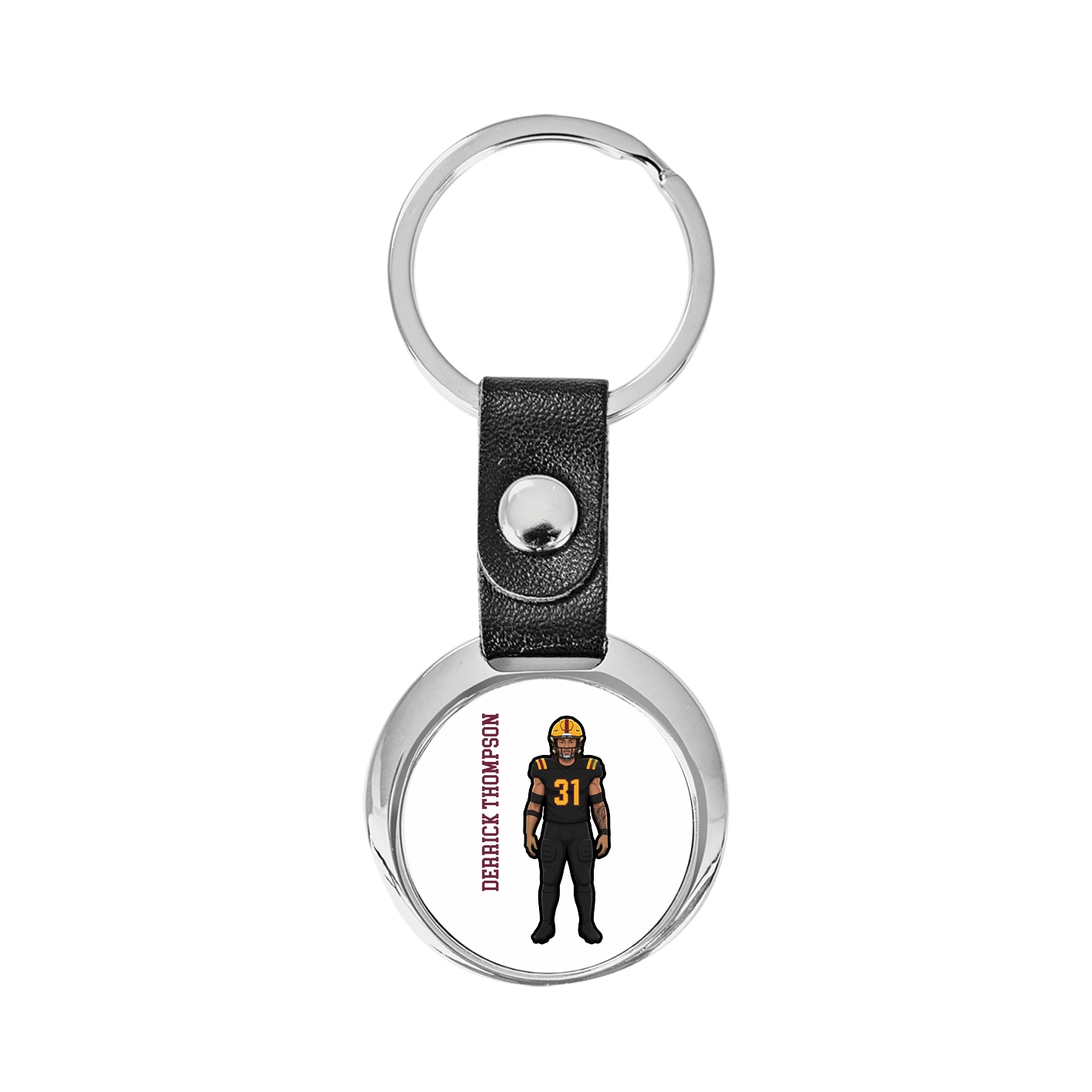 Key Chain — Name Vertical in Classic