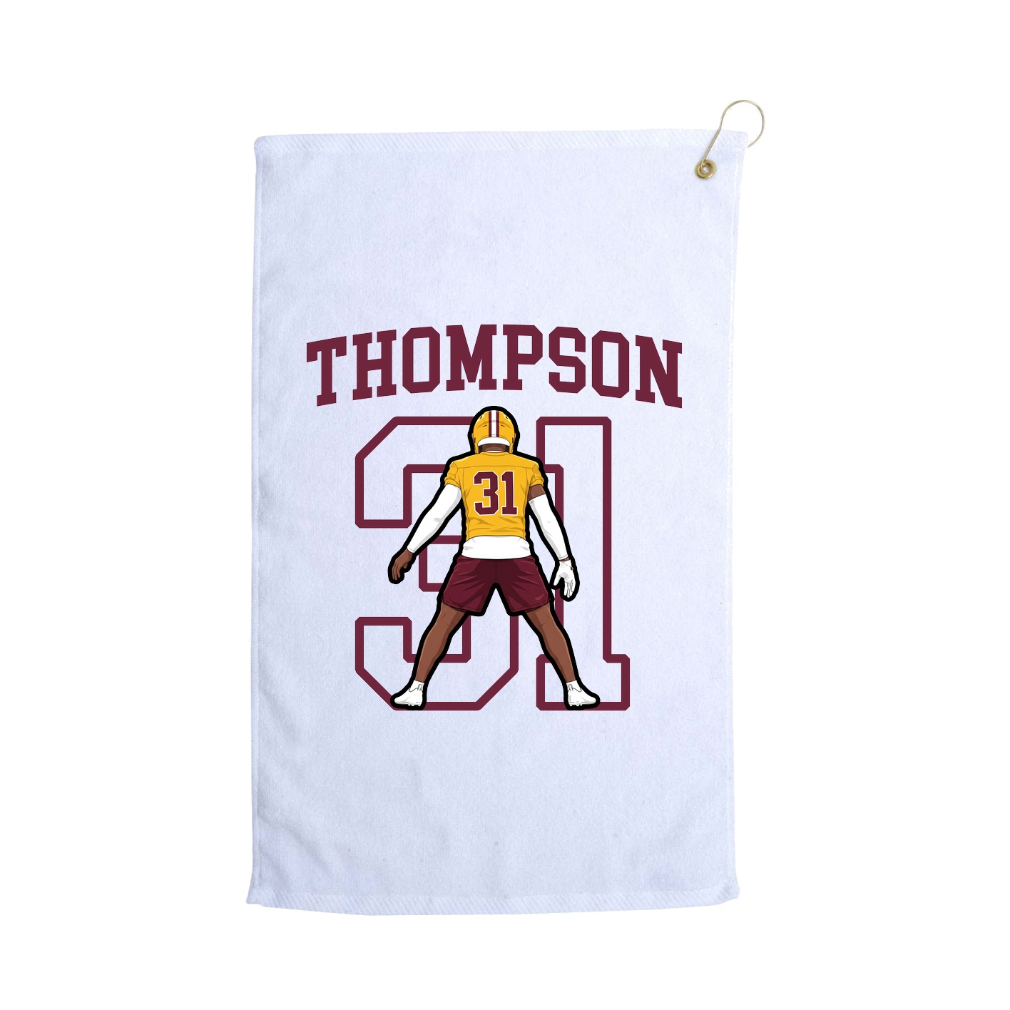 Golf Towel — Shirsey in White