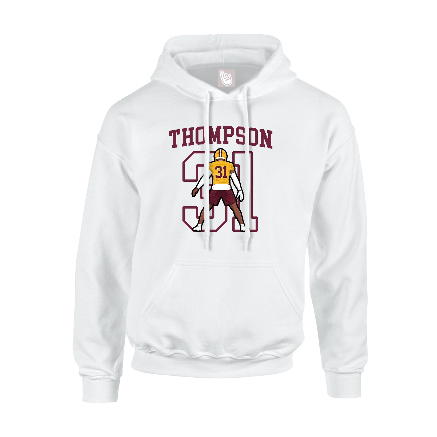 Youth Hoodie — Shirsey in White