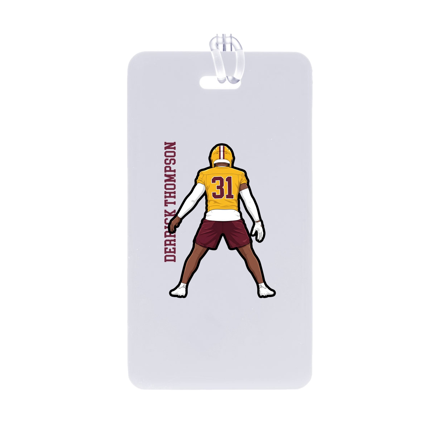 Bag Tag — Name Vertical in Classic
