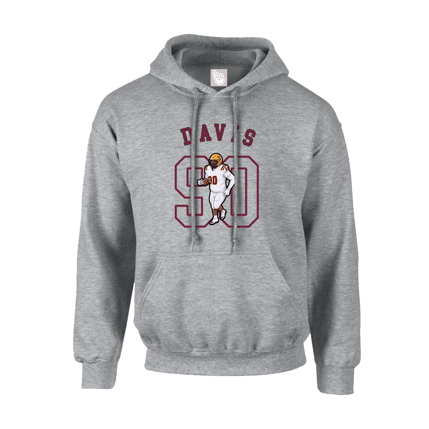 Youth Hoodie — Shirsey Arch in Grey