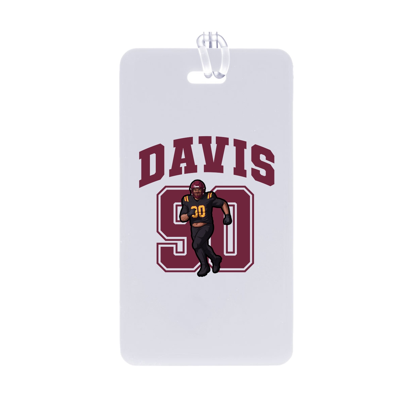 Bag Tag — Number in Classic