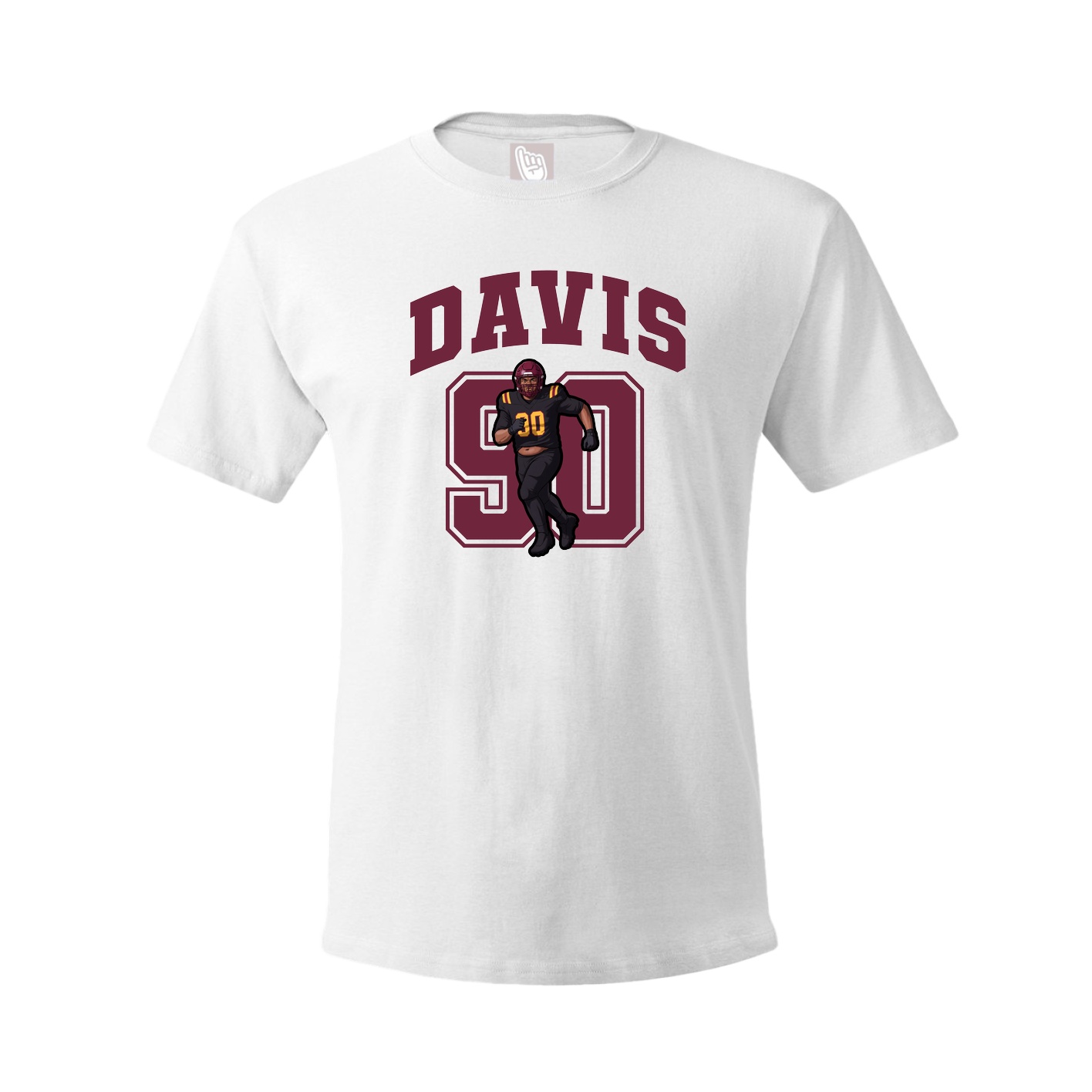 Tee — Number in White