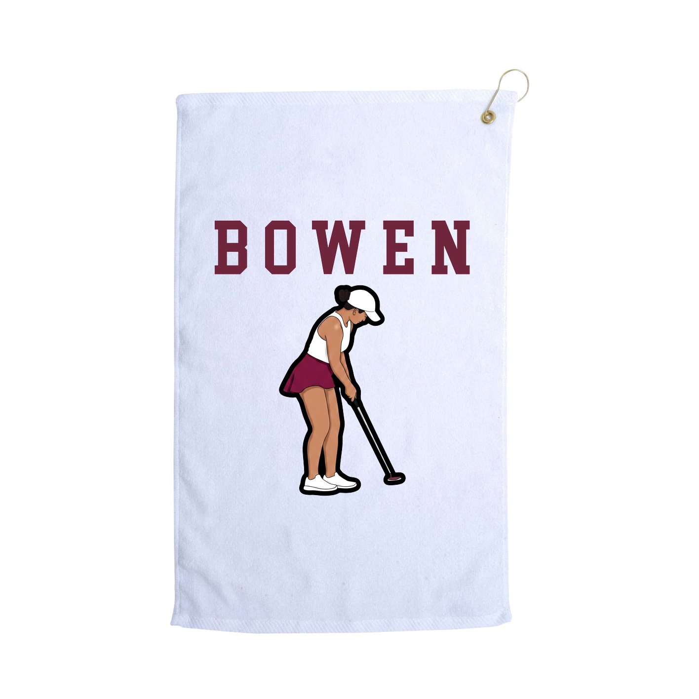 Golf Towel — Shirsey in White