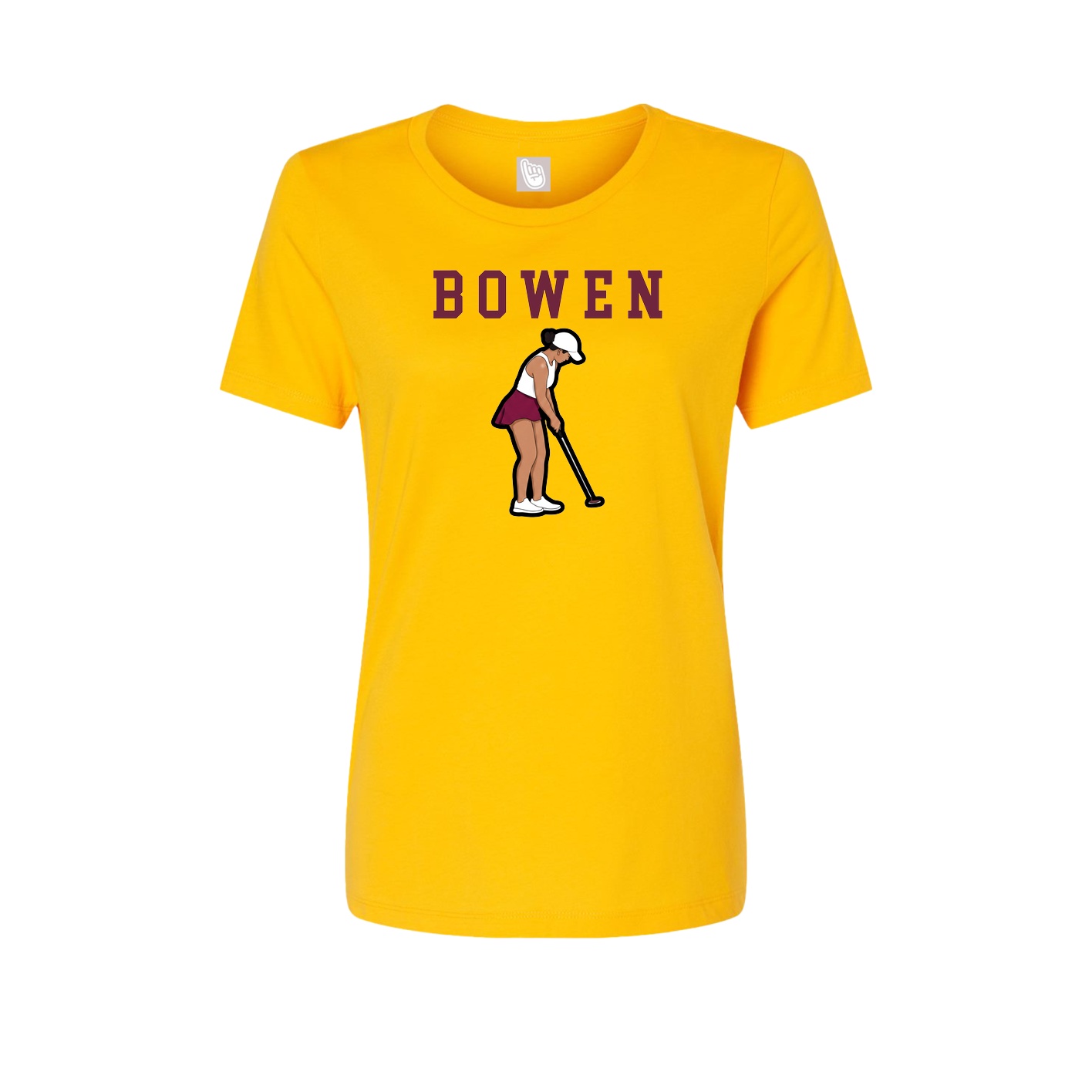 Fitted Women's Tee — Shirsey in Gold