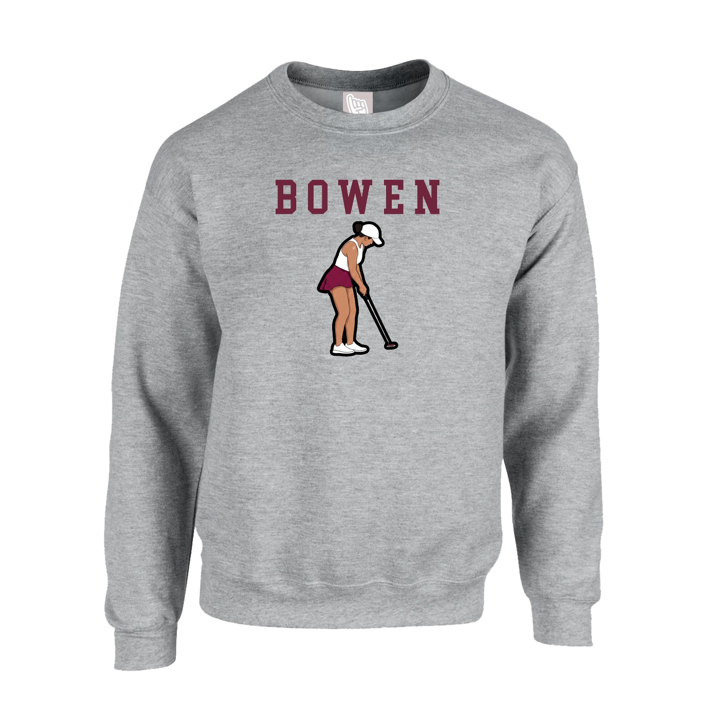 Fleece Crew — Shirsey in Grey