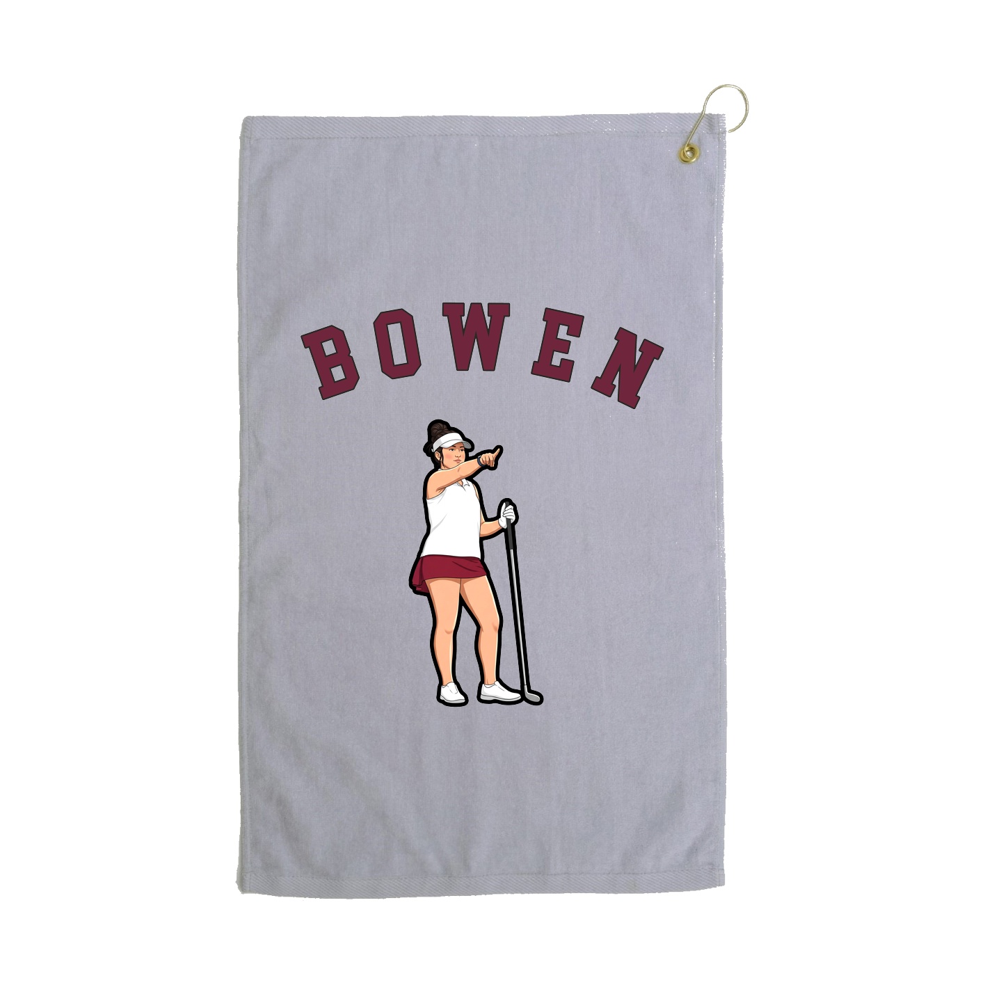 Golf Towel — Shirsey Arch in Grey