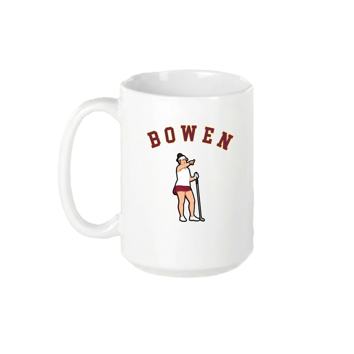 15oz Coffee Mug — Shirsey Arch in White