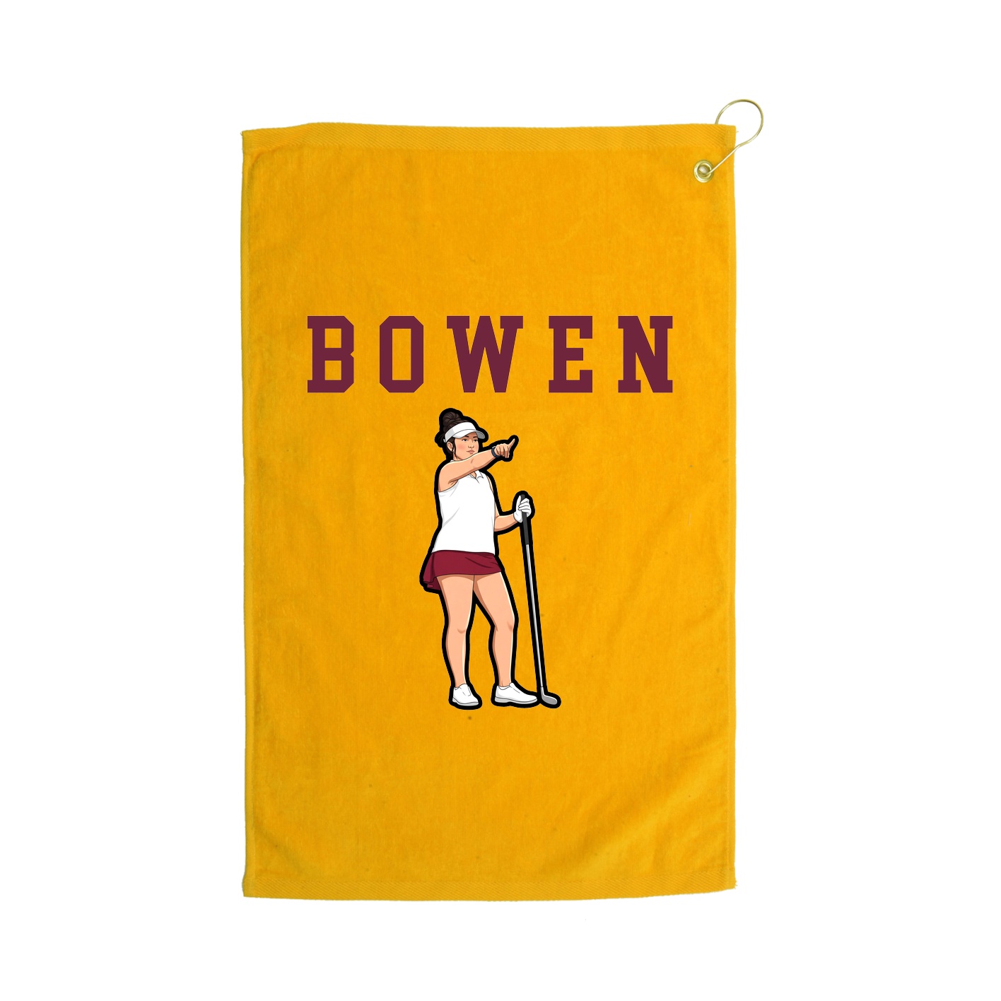 Golf Towel — Shirsey in Gold