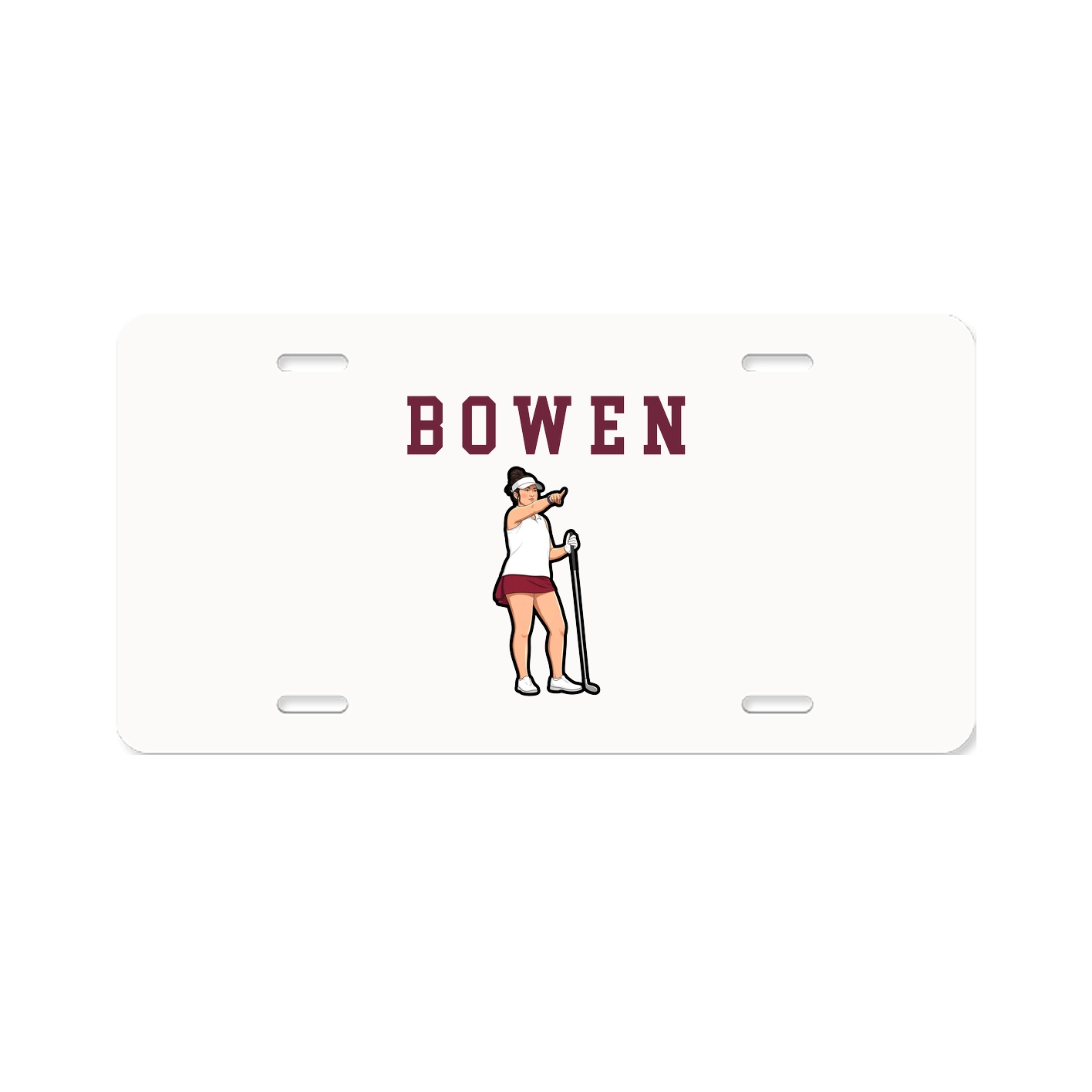 License Plate — Shirsey in Classic