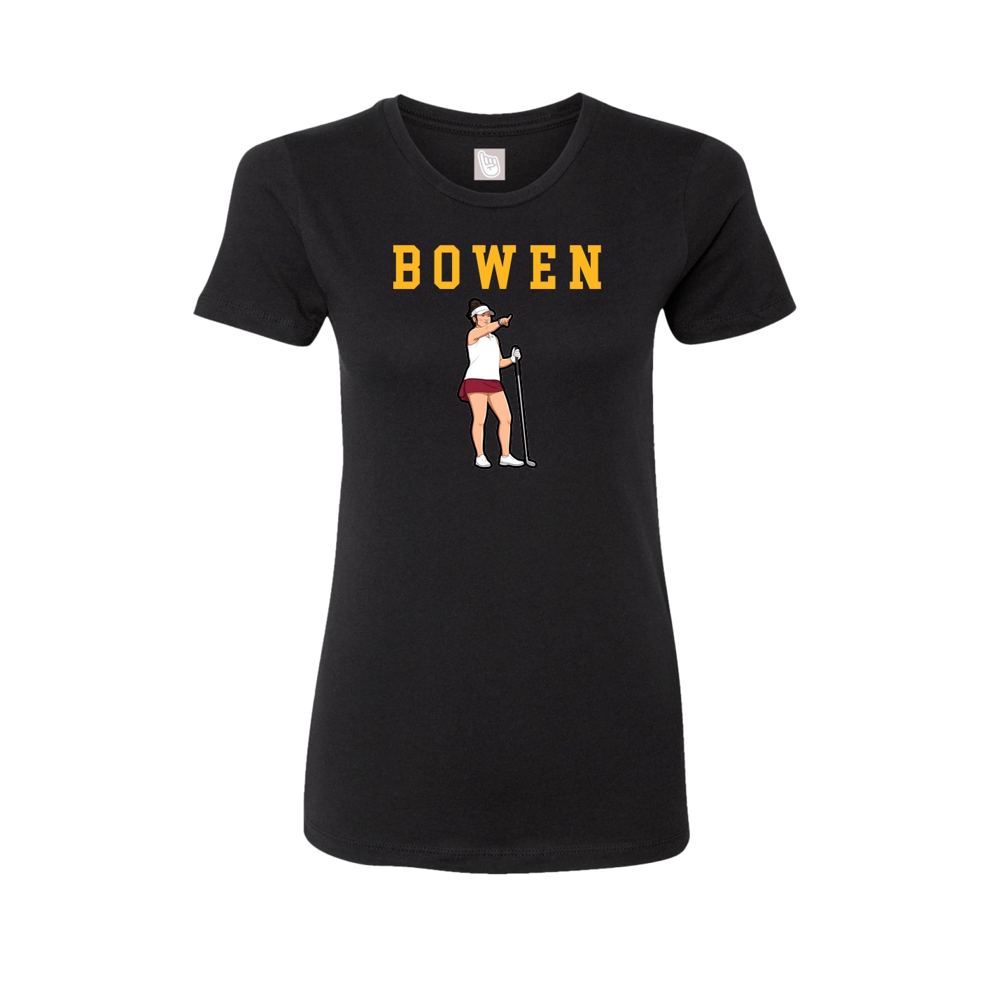 Fitted Women's Tee — Shirsey in Black