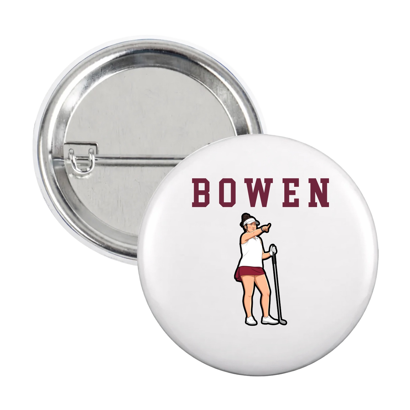 Game Day Button — Shirsey in White