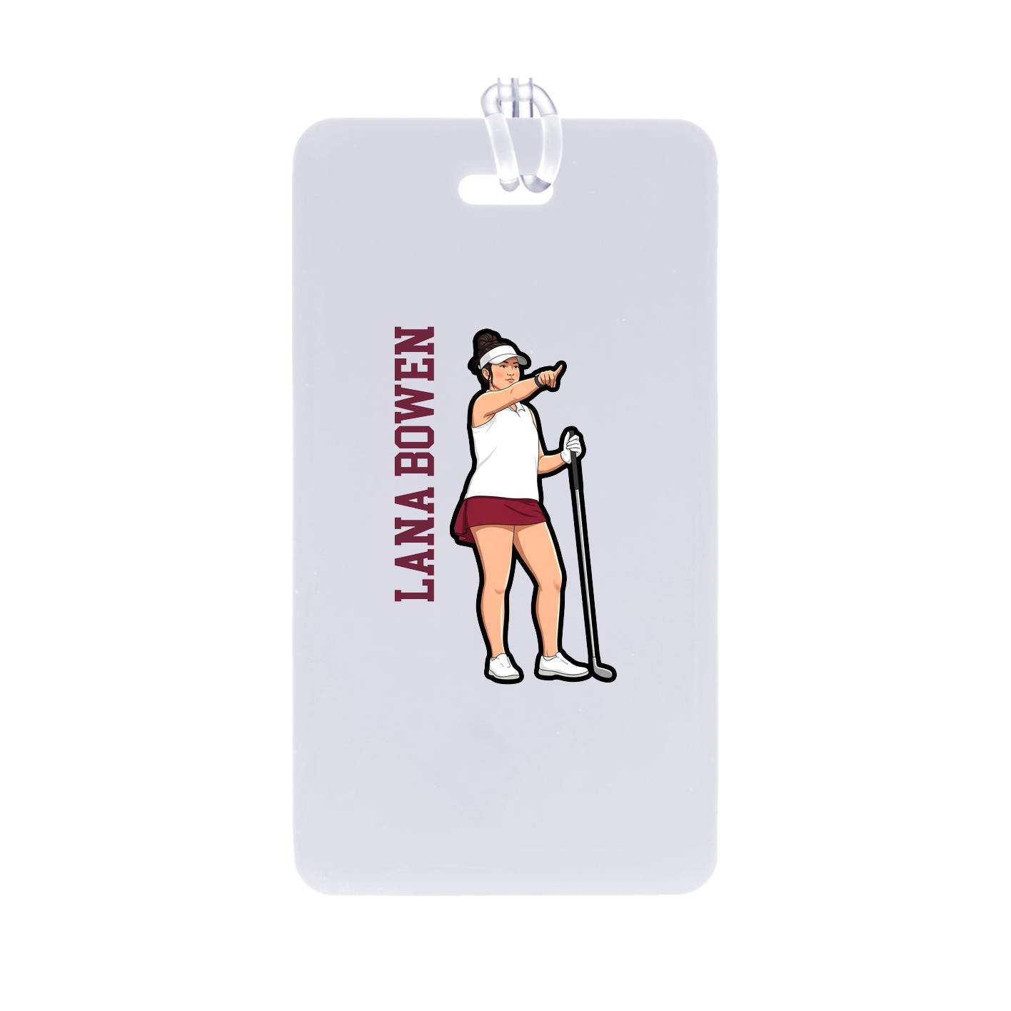Bag Tag — Name Vertical in Classic