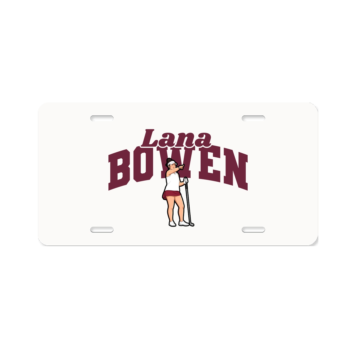 License Plate — Signature Arch in Classic