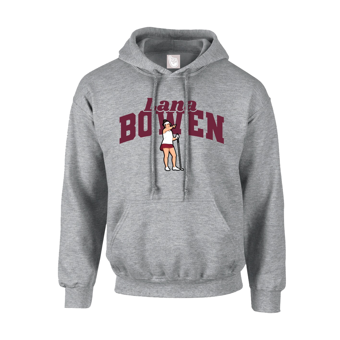 Hoodie — Signature Arch in Grey