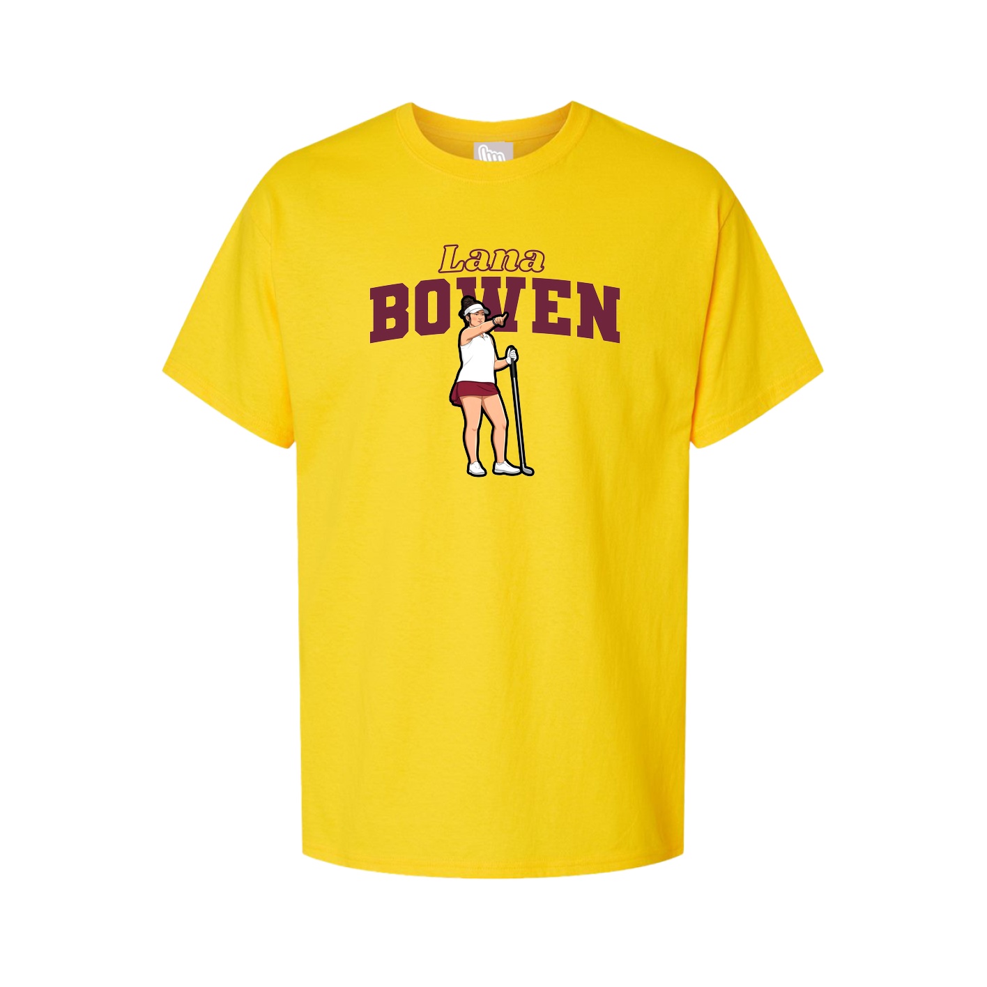 Tee — Name Arch in Gold