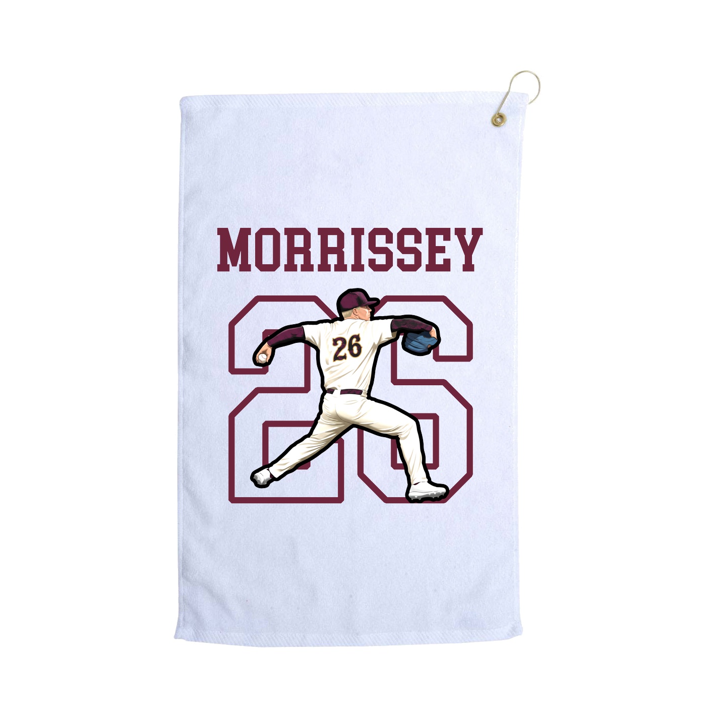 Golf Towel — Shirsey in White