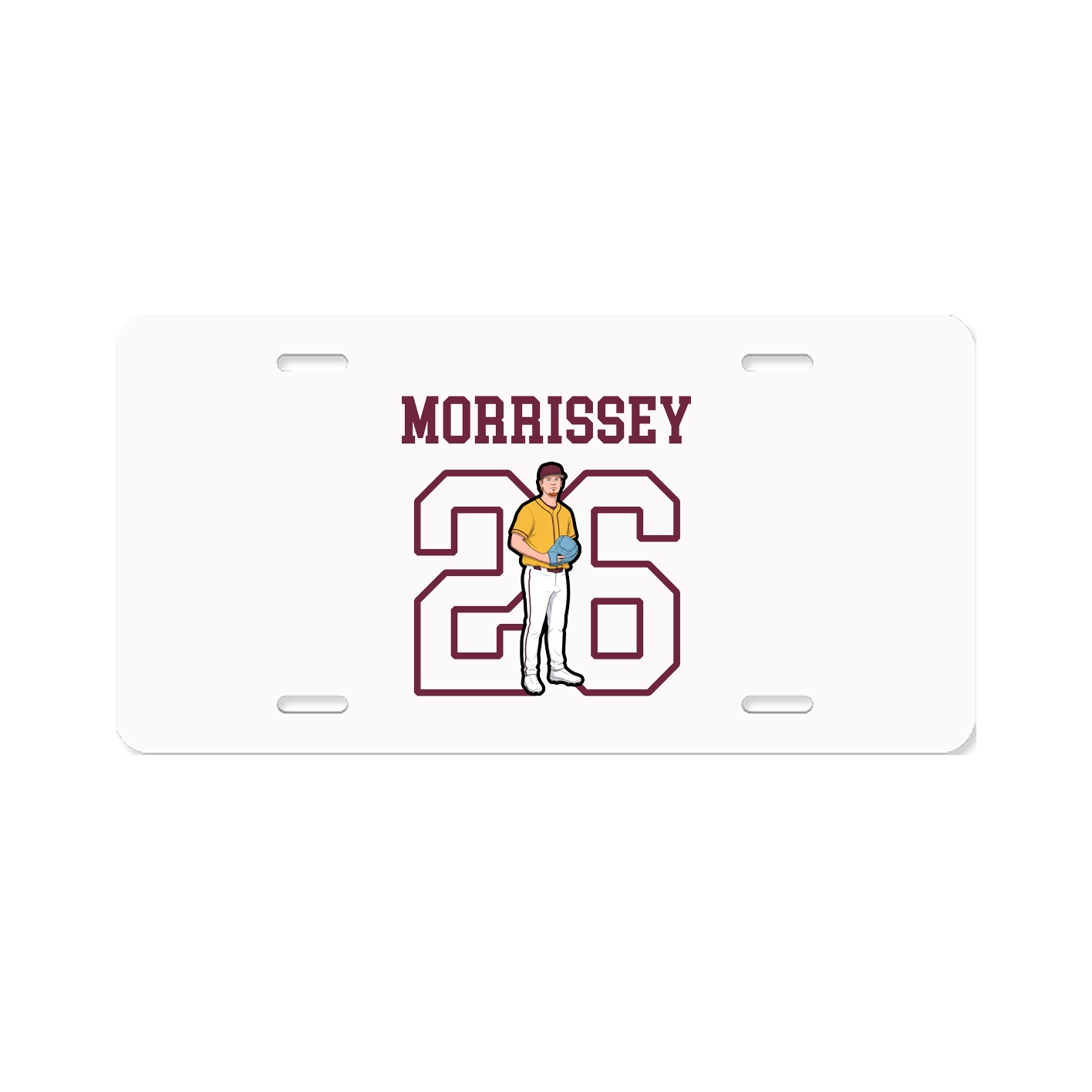 License Plate — Shirsey in Classic