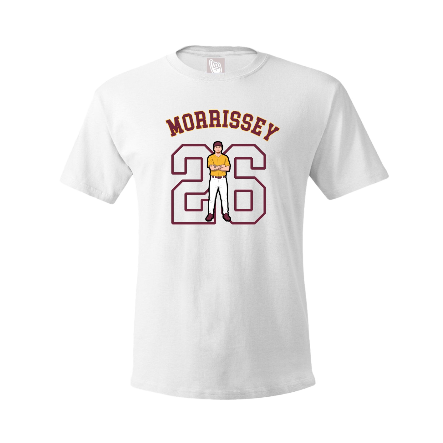 Youth Tee — Shirsey Arch in White