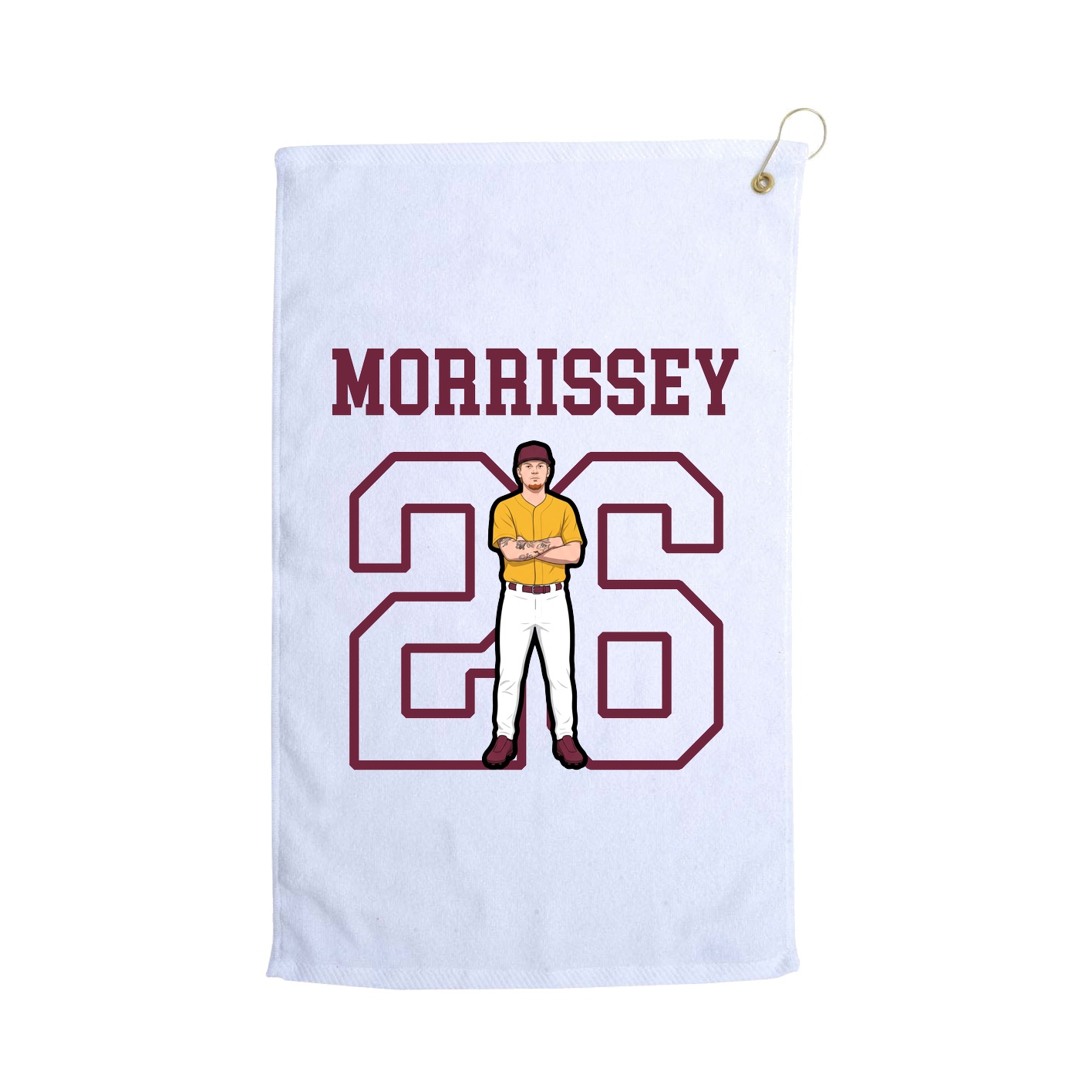 Golf Towel — Shirsey in White