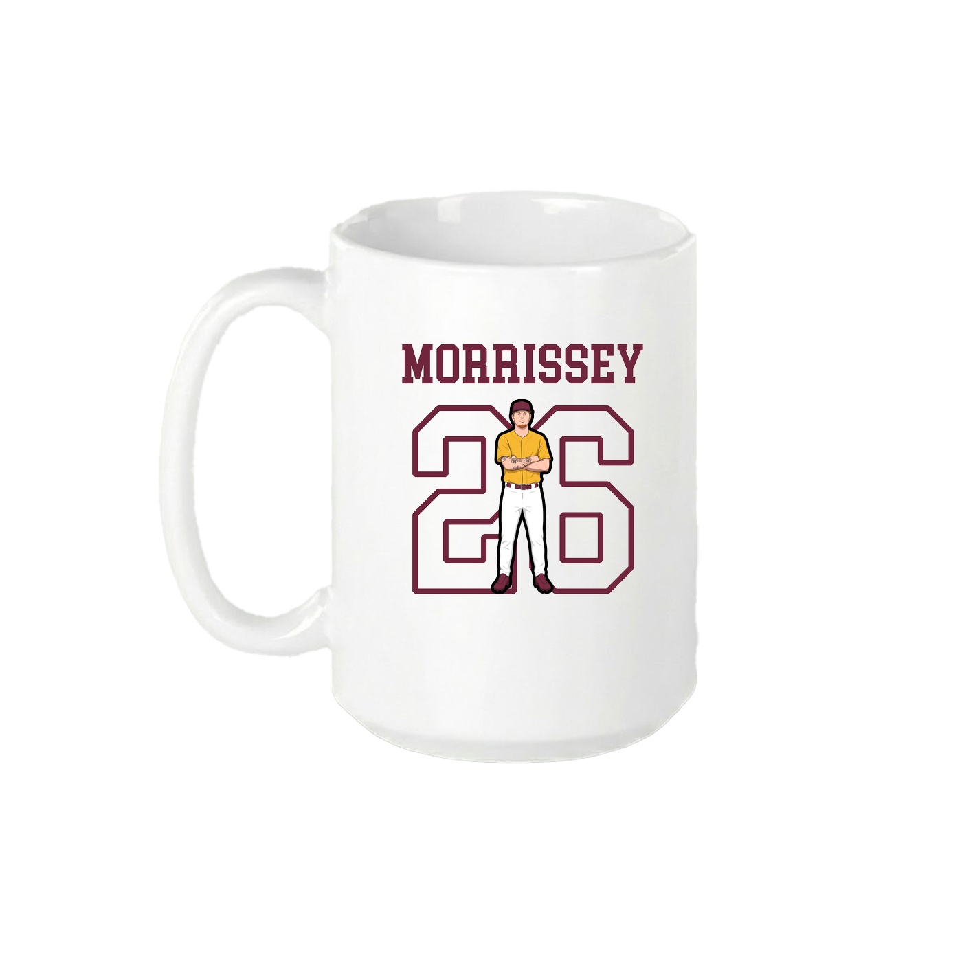 15oz Coffee Mug — Shirsey in White