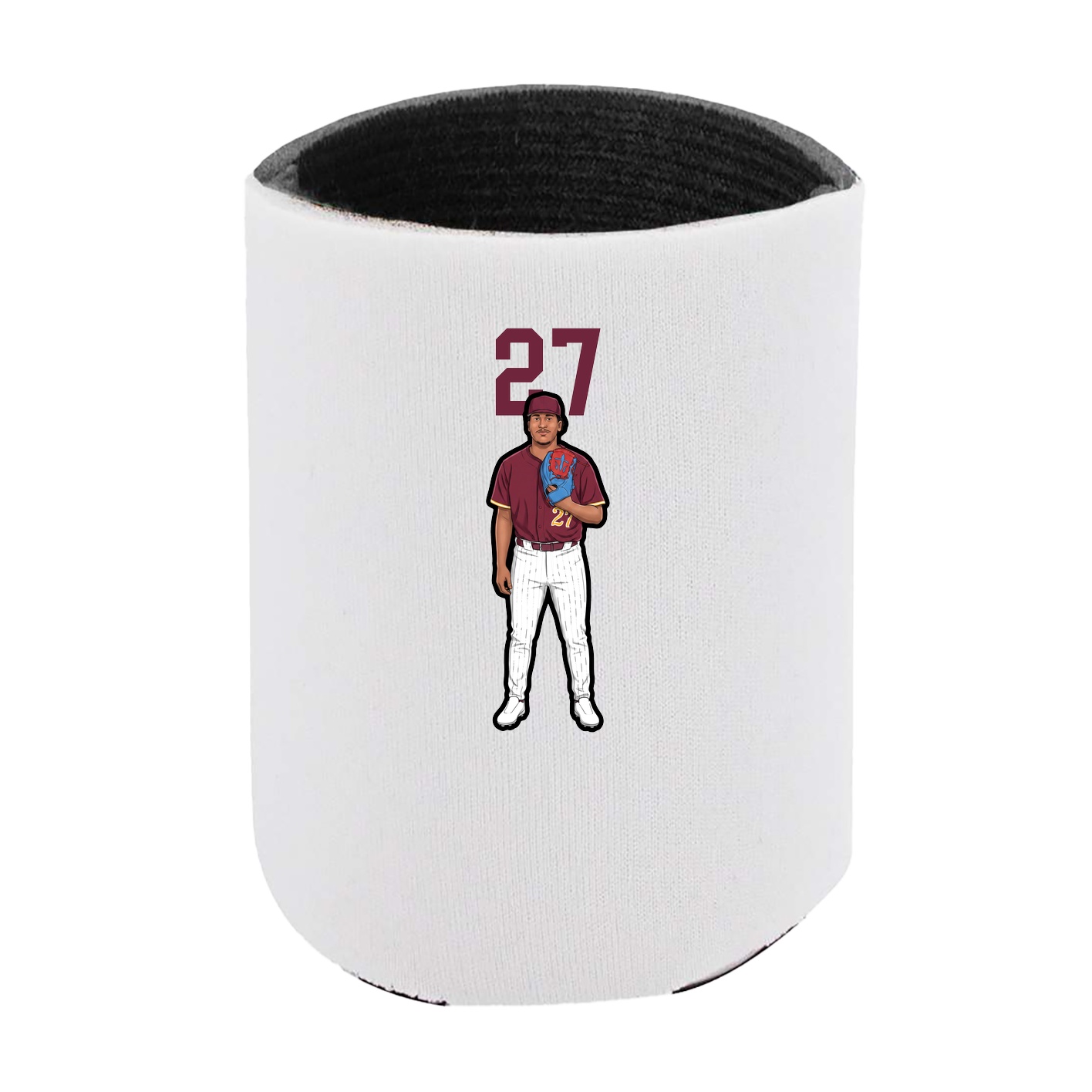 Can Holder — Number Top in White