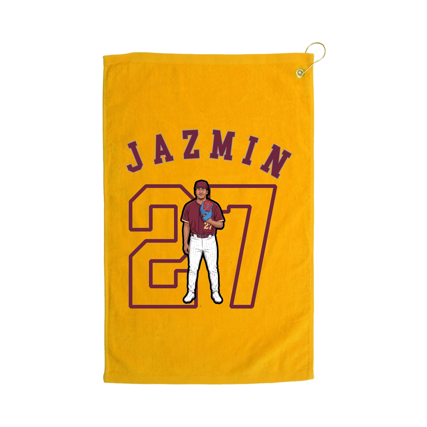 Golf Towel — Shirsey Arch in Gold