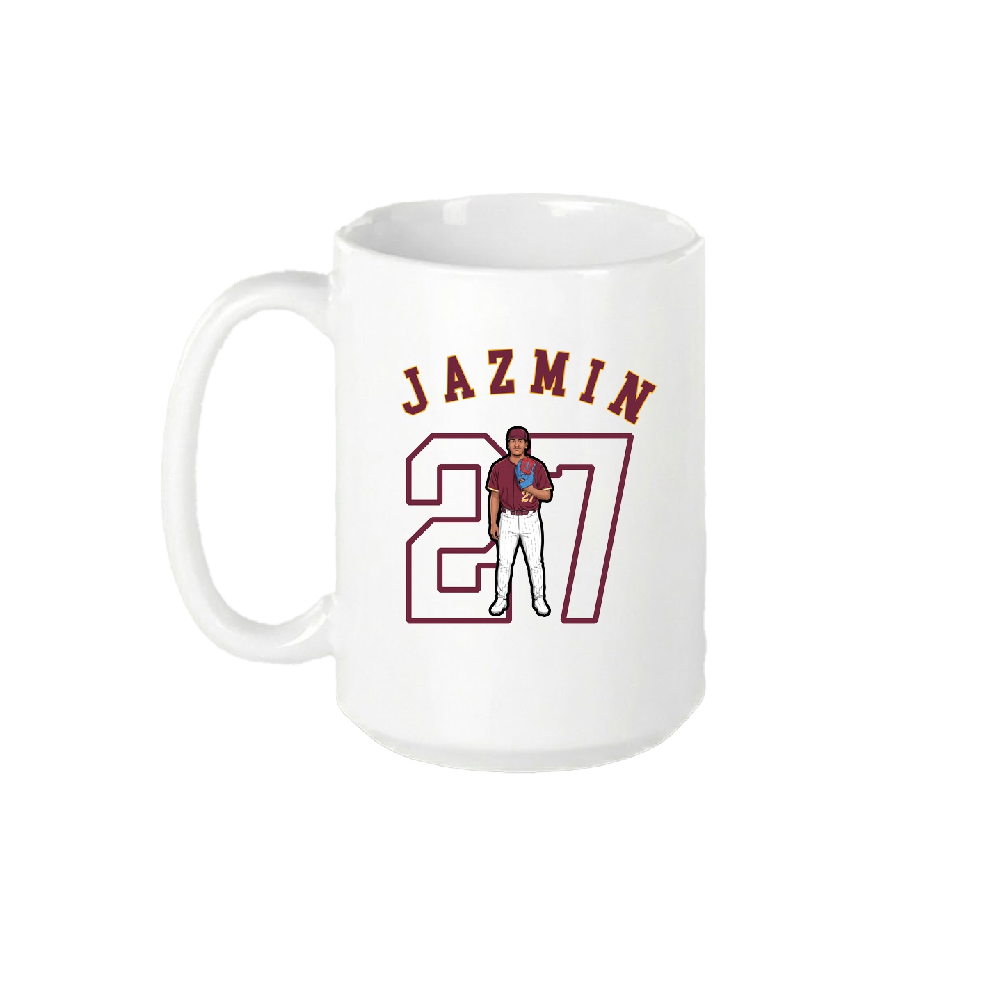 15oz Coffee Mug — Shirsey Arch in White