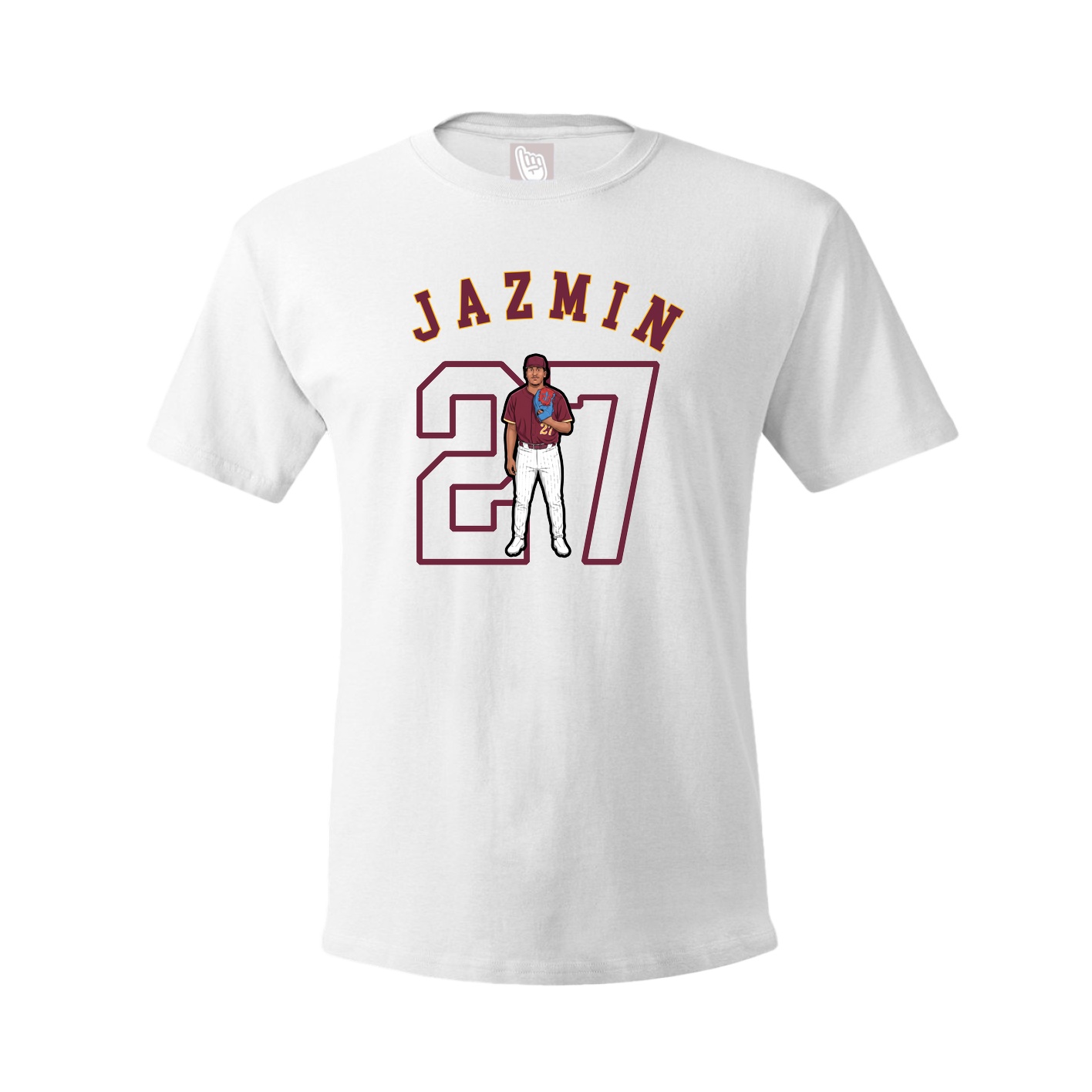 Youth Tee — Shirsey Arch in White