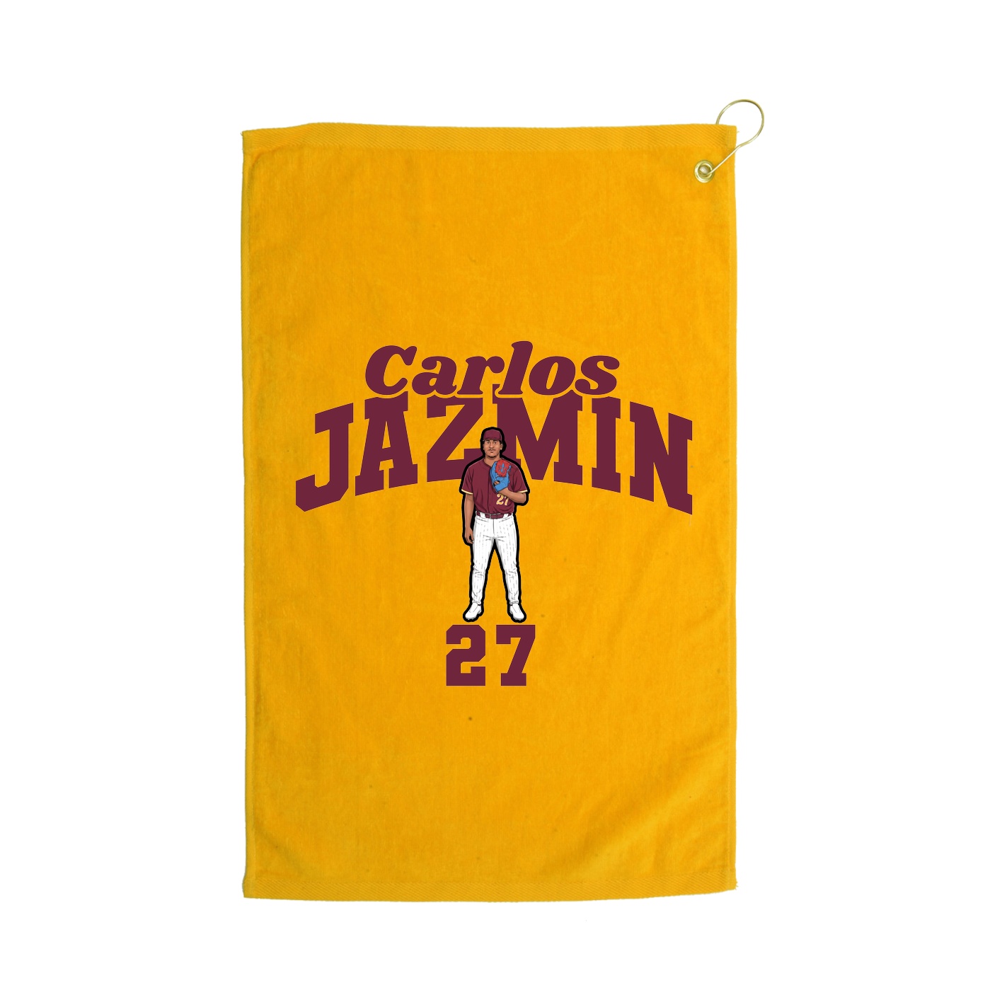 Golf Towel — Signature Arch in Gold