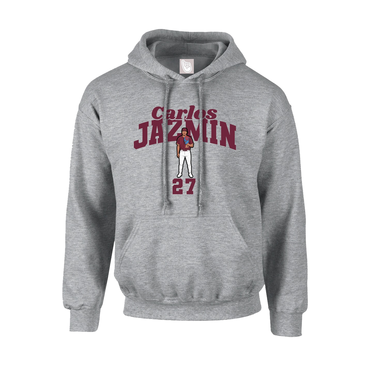 Hoodie — Signature Arch in Grey