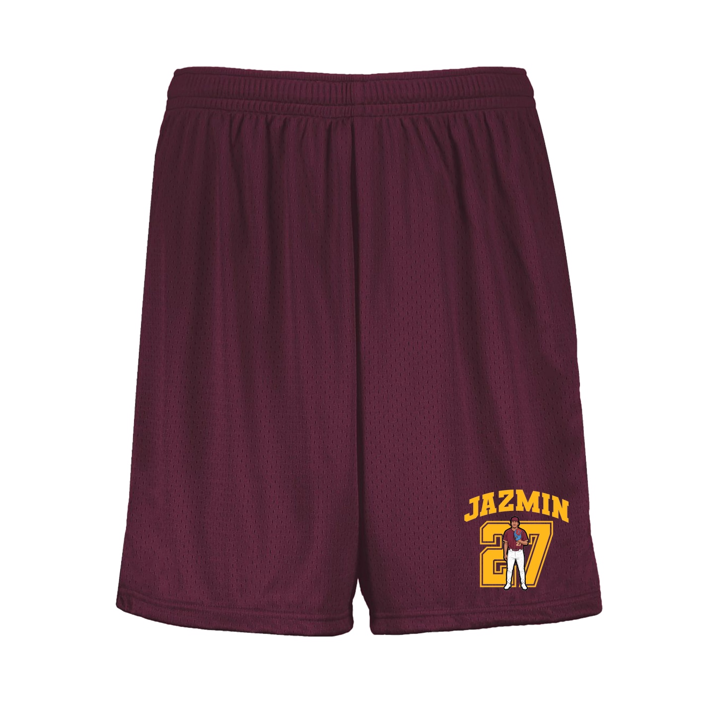 Shorts — Number in Maroon