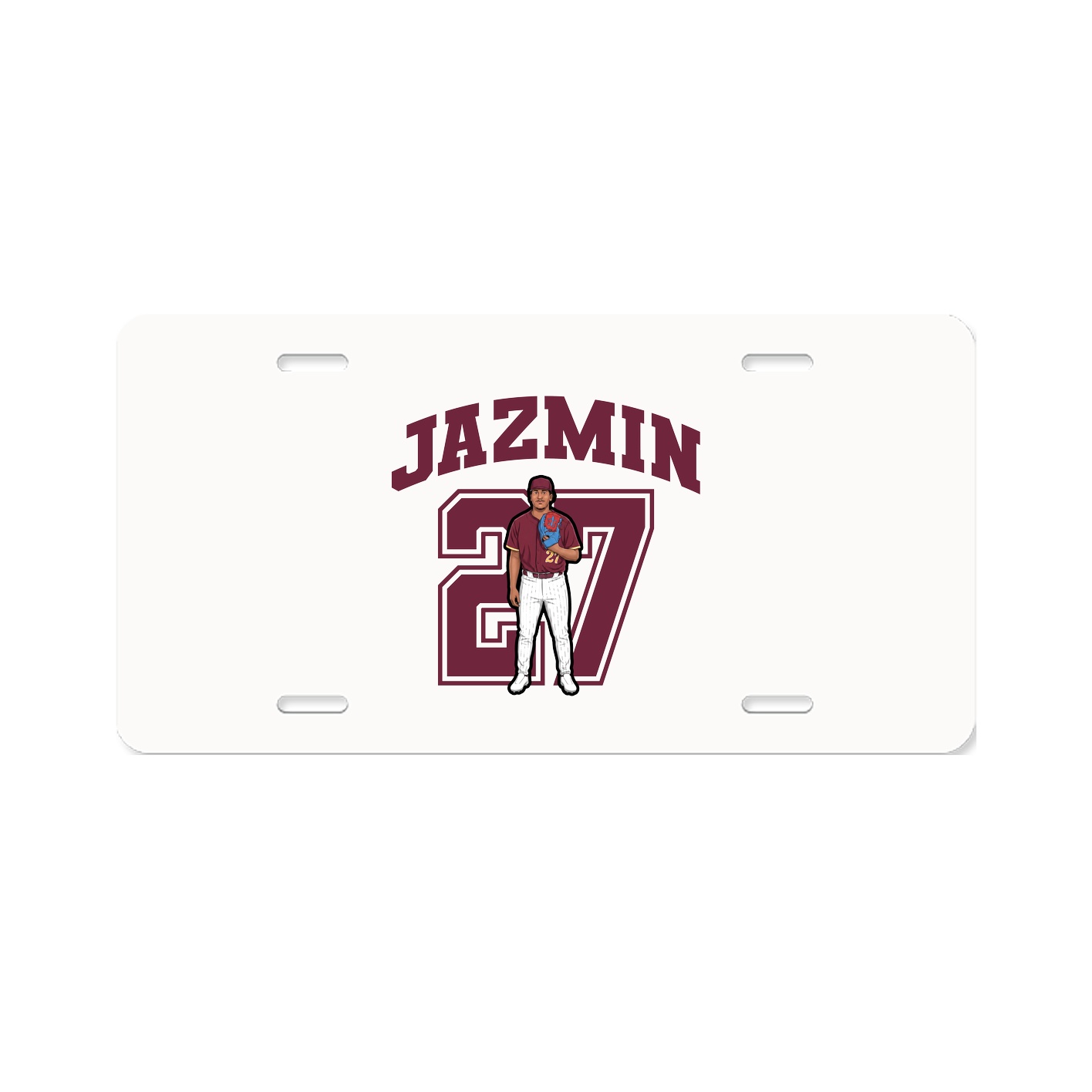 License Plate — Number in Classic