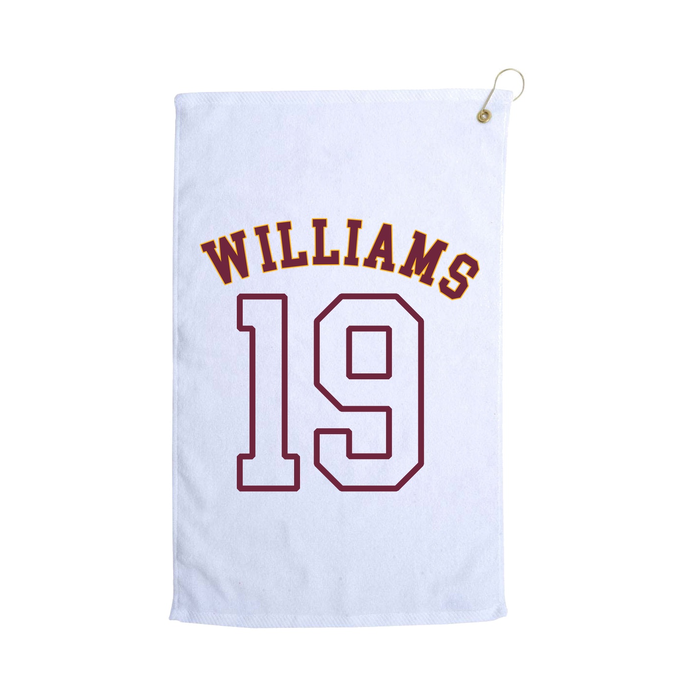 Golf Towel — Shirsey Arch in White