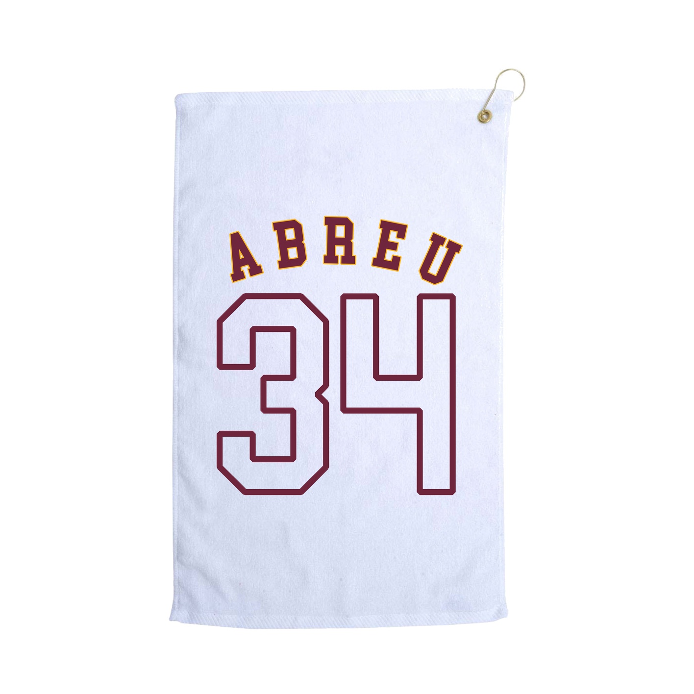 Golf Towel — Shirsey Arch in White