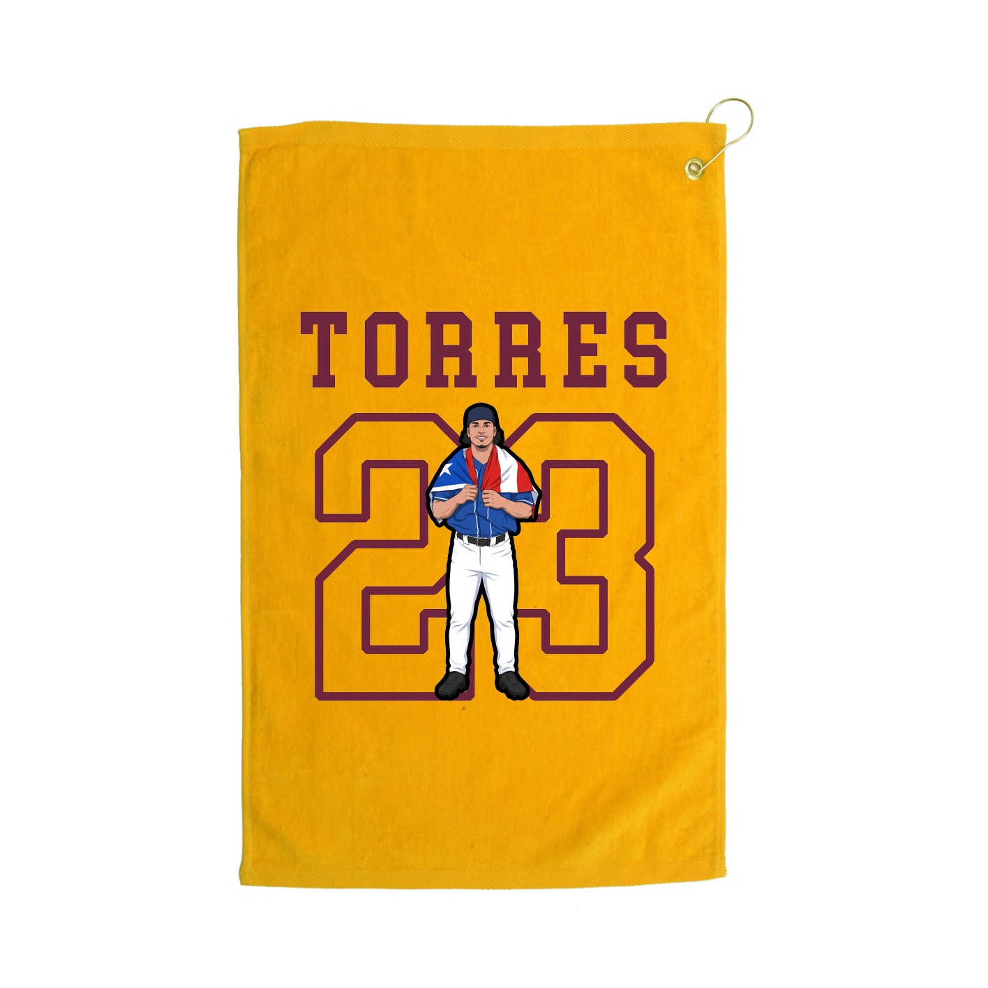 Golf Towel — Shirsey in Gold