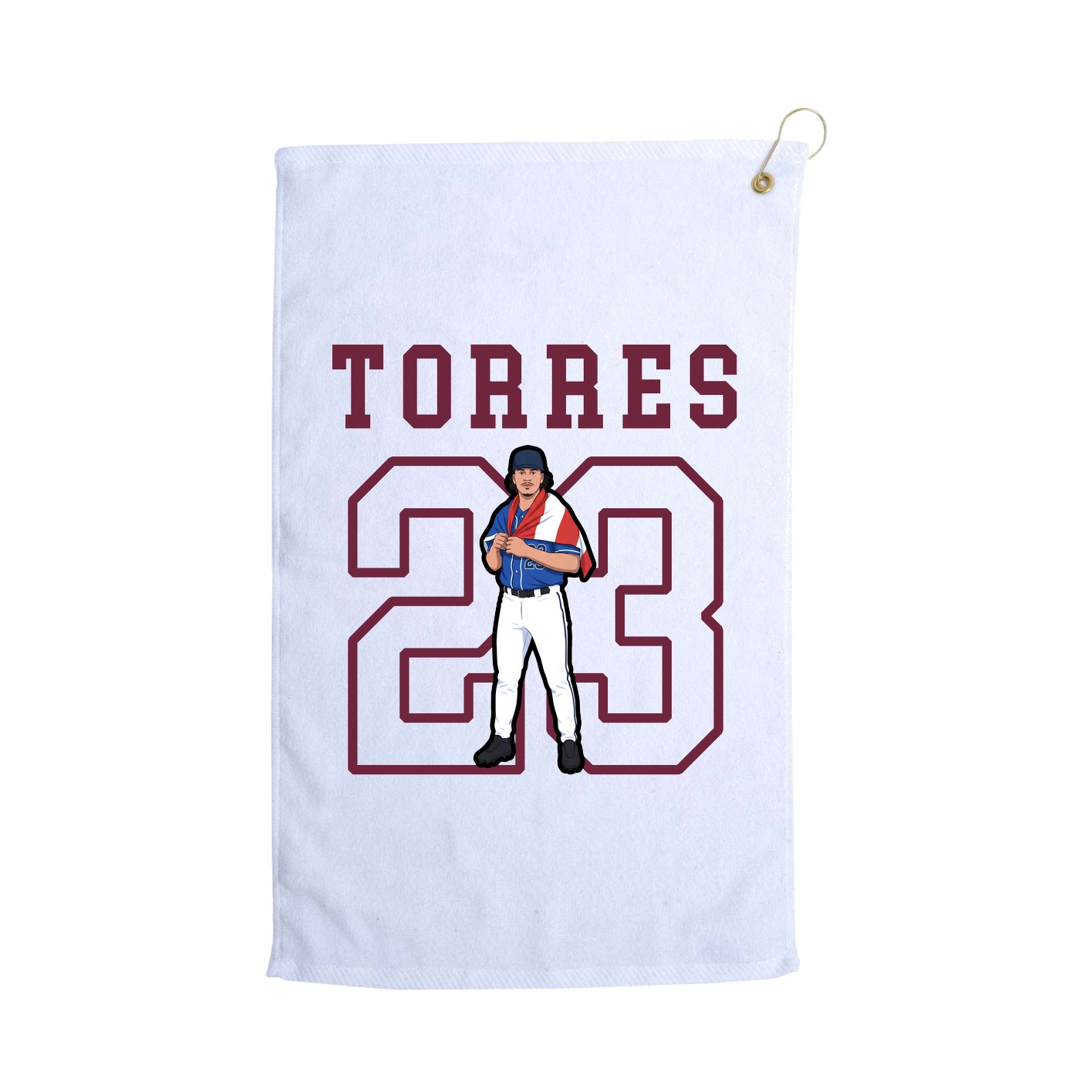 Golf Towel — Shirsey in White
